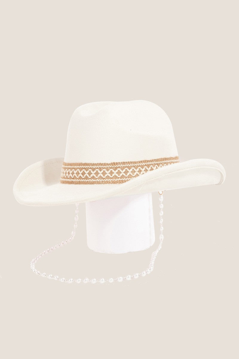 Ornate Band Cowboy Hat