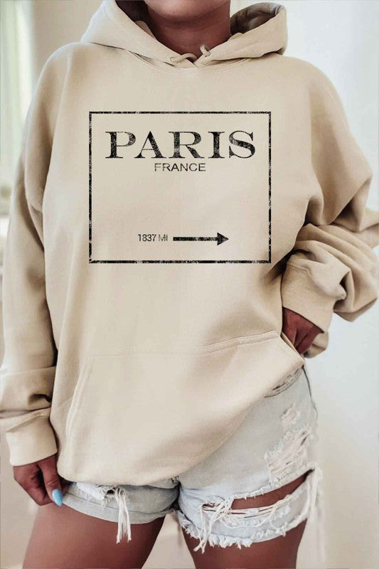 Paris France Graphic Hoodie