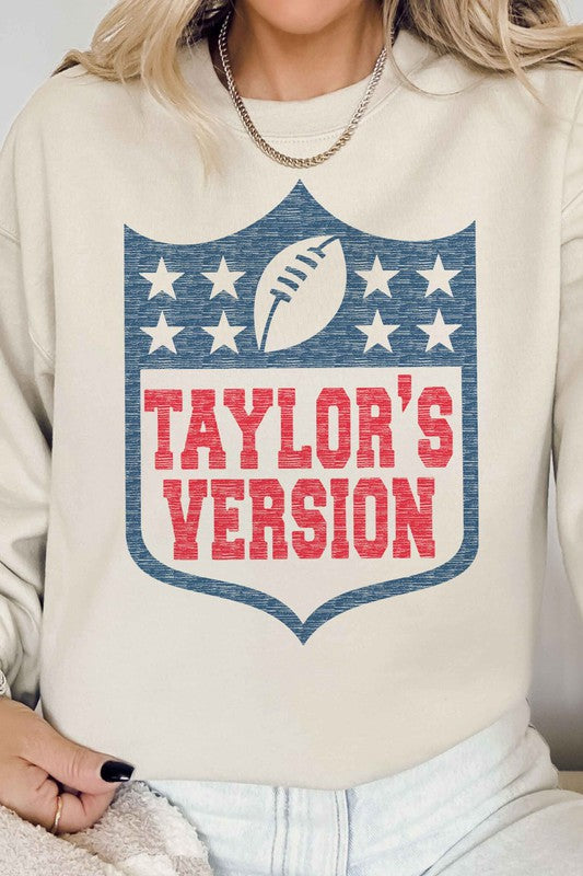 Taylor's Version Football Graphic Sweatshirt