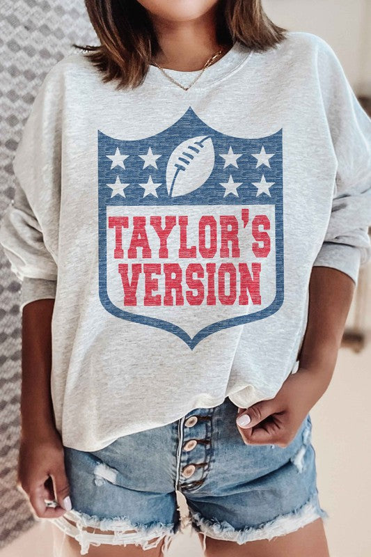 Taylor's Version Football Graphic Sweatshirt
