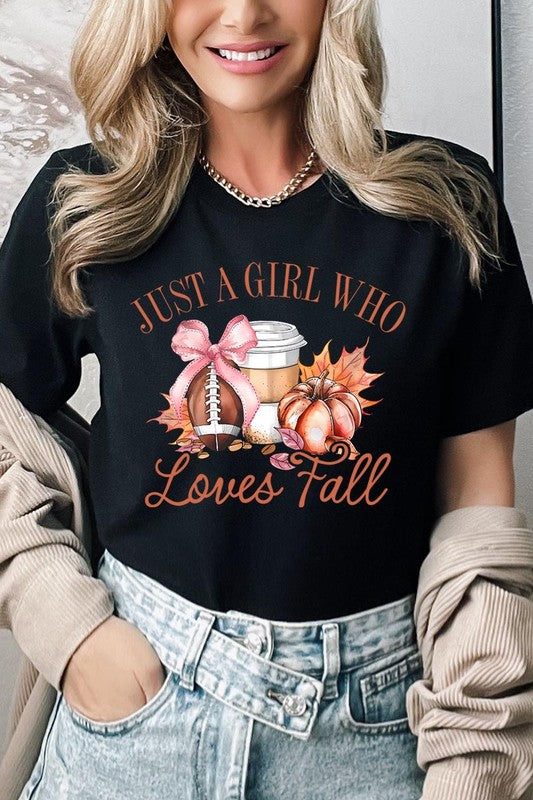 Girl Loves Fall Graphic Tee