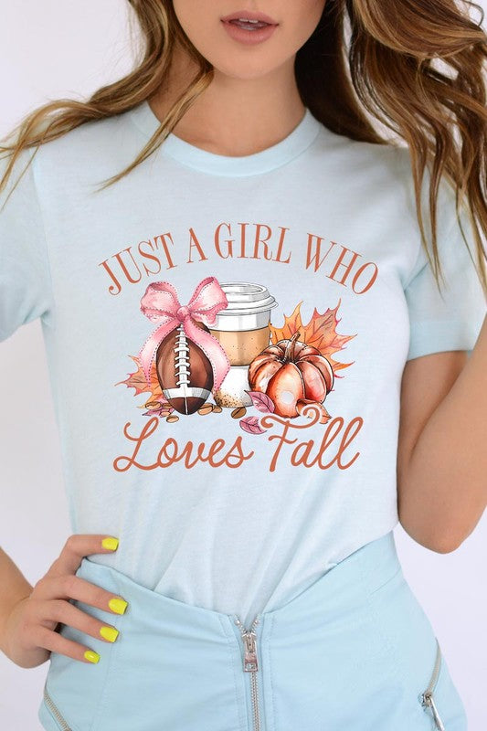 Girl Loves Fall Graphic Tee