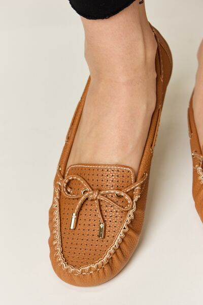 Bow Decor Flat Loafers