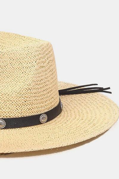 Belt Strap Straw Hat