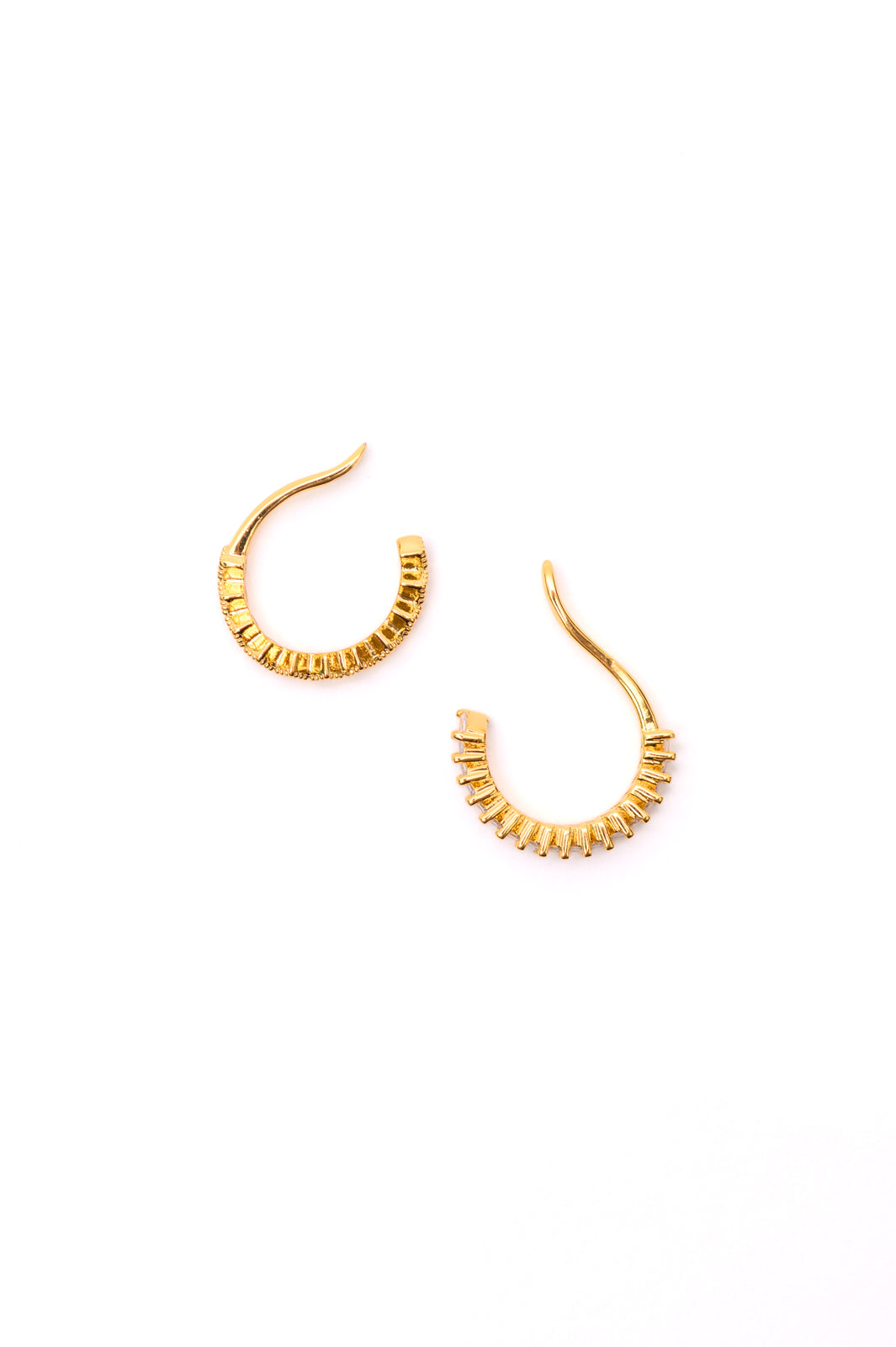 In This Together Gold Earrings Cuff Set