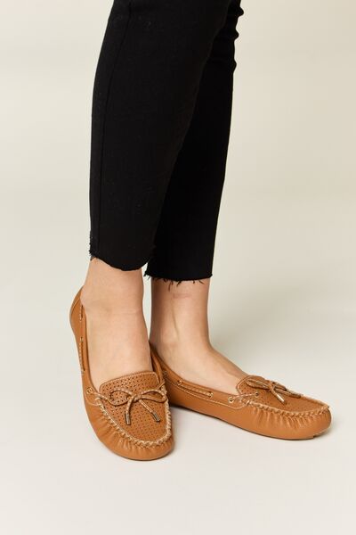 Bow Decor Flat Loafers