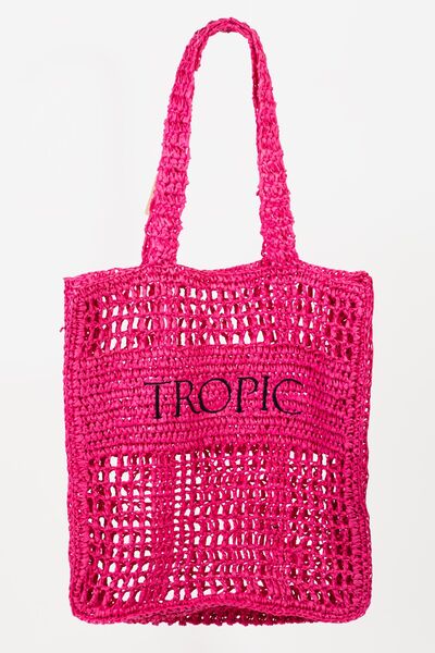 Tropic Letter Graphic Handbag